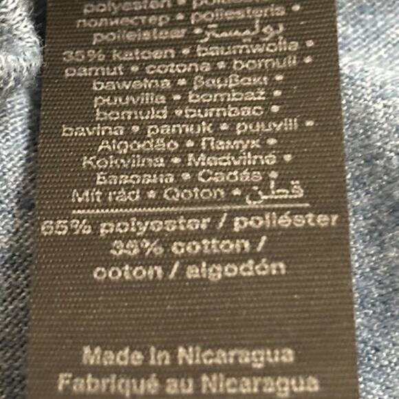 Be Kind Heather Blue Flower T-Shirt Adult Size Large - Picture 5 of 7